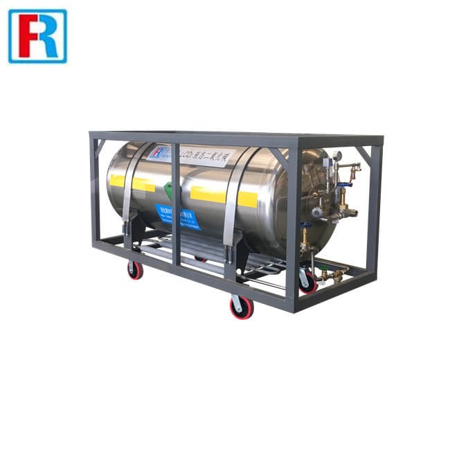DPW_499_1_59 Horizontal cryogenic liquid gas cylinder
